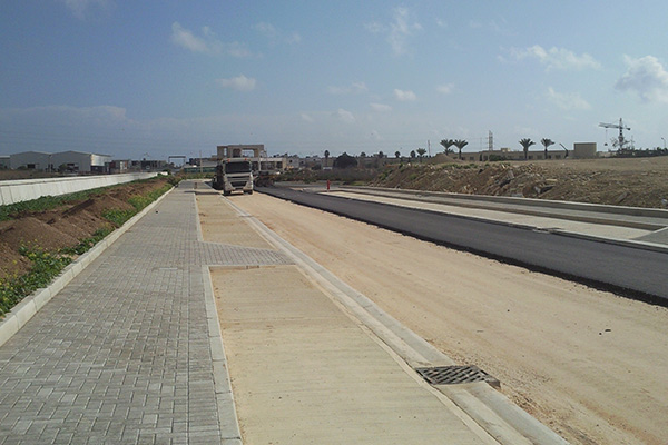 Roads in Hal-Far Industrial Estate